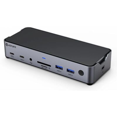 Estuff GLB232006 Estación de acoplamiento - Triple USB-C, salida 4K Estuff GLB232006 Estación de acoplamiento - Triple USB-C, salida 4K