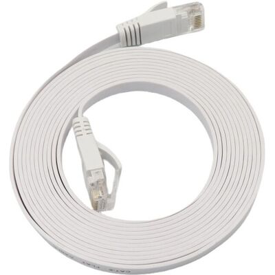 Microconnect V-UTP6A05W-FLAT-LSZH - Litteä Cat6a U/UTP verkkokaapeli 5m Microconnect V-UTP6A05W-FLAT-LSZH - Litteä Cat6a U/UTP verkkokaapeli 5m