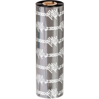 Zebra Beschriftungsband, Wax Ribbon, 57mmx74m - Schwarzes Band Zebra Beschriftungsband, Wax Ribbon, 57mmx74m - Schwarzes Band