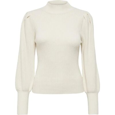 Only Sweater Katia Kvinnor - vitgrå Only Sweater Katia Kvinnor - vitgrå