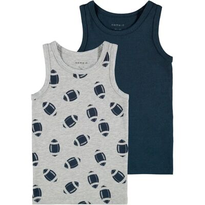 Name It Top en Coton Biologique 2-pièces - Débardeur à Superposer Name It Top en Coton Biologique 2-pièces - Débardeur à Superposer