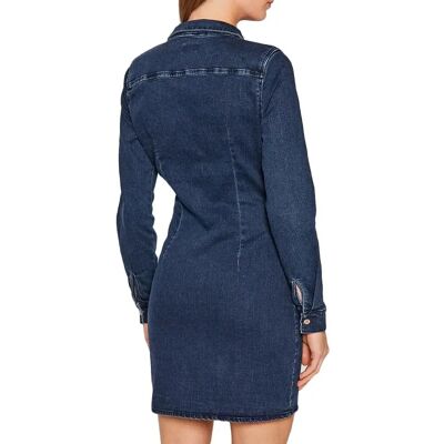 Noisy May Joy Rochie - Blau - Langarm Kleid - Kleid Noisy May Joy Rochie - Blau - Langarm Kleid - Kleid