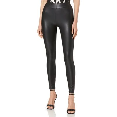 pieces Damen Hochtaillierte Beschichtete Leggings - Schwarz - Leggings pieces Damen Hochtaillierte Beschichtete Leggings - Schwarz - Leggings