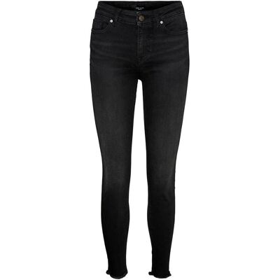 Vero Moda - Jeans skinny - Nero - 36 - Mezza altezza, Cinque tasche, Lunghezza alla caviglia - Jeans Vero Moda - Jeans skinny - Nero - 36 - Mezza altezza, Cinque tasche, Lunghezza alla caviglia - Jeans