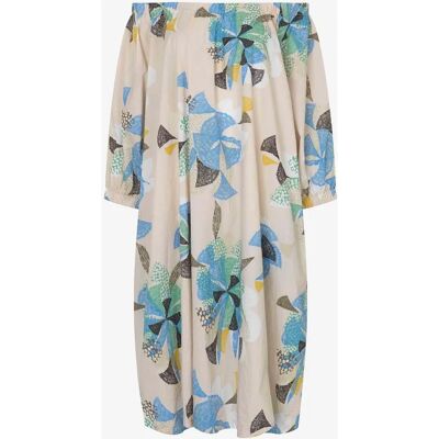 Masai - Mekko maNazelle Dress - Blå Beige - Kjole Masai - Mekko maNazelle Dress - Blå Beige - Kjole