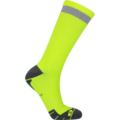 Endurance Torent Reflecterende Mid Length Running Socks - Safety Yellow Endurance Torent Reflecterende Mid Length Running Socks - Safety Yellow