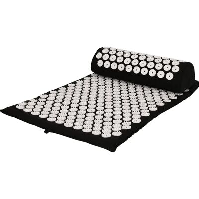ENDURANCE Tapis d'acupression - 42x2x68cm, Noir - Tapis de yoga - Publicité ENDURANCE Tapis d'acupression - 42x2x68cm, Noir - Tapis de yoga - Publicité