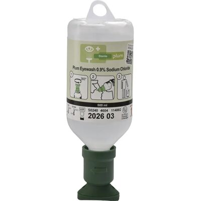 Kaiser Kraft Frasco de Enxaguamento Ocular - 3x500ml, Ergonômico, Esteril Kaiser Kraft Frasco de Enxaguamento Ocular - 3x500ml, Ergonômico, Esteril