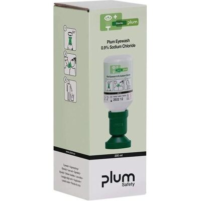 Plum - DIN EN15154-4 - 200 ml - 3 Jahre - Augenspülflasche Plum - DIN EN15154-4 - 200 ml - 3 Jahre - Augenspülflasche