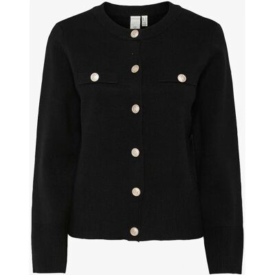 Y.A.S - YasPimi LS Knit - Svart - Kvinner Y.A.S - YasPimi LS Knit - Svart - Kvinner