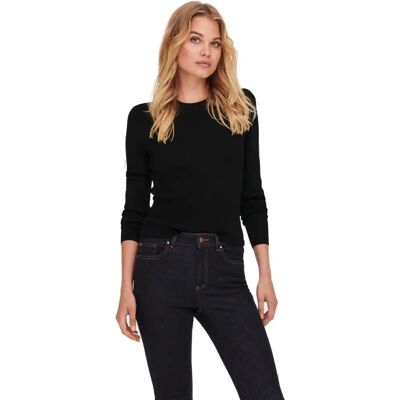 Only Schwarzer Pullover - Reguläre Passform Only Schwarzer Pullover - Reguläre Passform