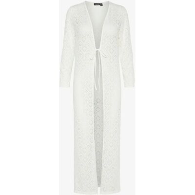 pieces - pieces - pcVita 7/8 Lace Ankle Kimono - Hvid 34 pieces - pieces - pcVita 7/8 Lace Ankle Kimono - Hvid 34