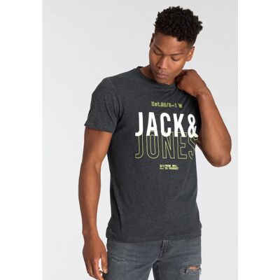JACK & JONES Kompo T-Shirt - Großer Logodruck, Rundhalsausschnitt, Kurze Ärmel - Herren Shirt JACK & JONES Kompo T-Shirt - Großer Logodruck, Rundhalsausschnitt, Kurze Ärmel - Herren Shirt