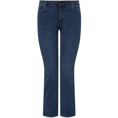 Carmakoma Høj talje Mellemblå denim jeans - Jeans Carmakoma Høj talje Mellemblå denim jeans - Jeans