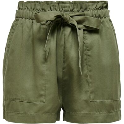 ONLY Multicolor Kaki Shorts - Shorts ONLY Multicolor Kaki Shorts - Shorts