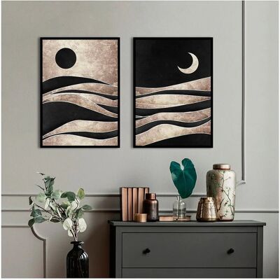 Malerifabrikken Plakat Black desert 2 - 50X70 - Svart Malerifabrikken Plakat Black desert 2 - 50X70 - Svart