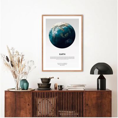 Malerifabrikken Earth Light Hvid - Plakat - 30X40 - Plakat Malerifabrikken Earth Light Hvid - Plakat - 30X40 - Plakat
