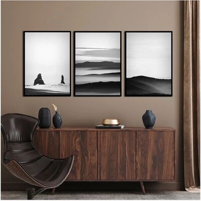 Malerifabrikken Mystisk landskap 3 - Hvit - 30X40 - Plakat Malerifabrikken Mystisk landskap 3 - Hvit - 30X40 - Plakat