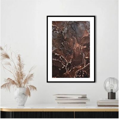 Malerifabrikken Elements 3 Plakat - Brun - 30x40cm Malerifabrikken Elements 3 Plakat - Brun - 30x40cm