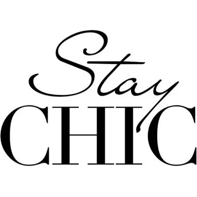 Malerifabrikken Poster Stay Chic - Grå - 70X100 Malerifabrikken Poster Stay Chic - Grå - 70X100