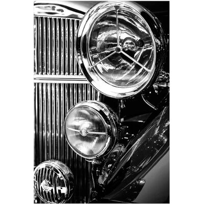 Malerifabrikken Vintage Bil Plakat - 50X70 - Svart Malerifabrikken Vintage Bil Plakat - 50X70 - Svart
