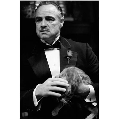 Malerifabrikken Marlon Brando 2 Plakat - 30x40 cm - Sort Malerifabrikken Marlon Brando 2 Plakat - 30x40 cm - Sort
