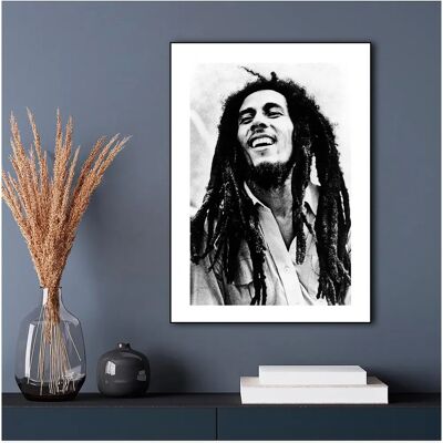 Malerifabrikken Bob Marley Plakat - 70X100 - Svart Malerifabrikken Bob Marley Plakat - 70X100 - Svart