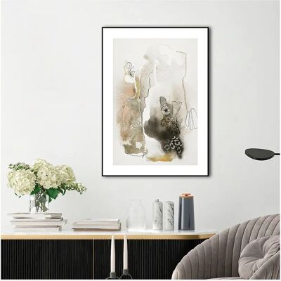 Malerifabrikken Aqua Sketch 1 - Beige - Poster 70X100 - Poster Malerifabrikken Aqua Sketch 1 - Beige - Poster 70X100 - Poster