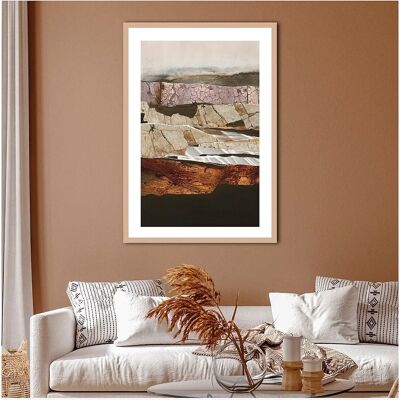 Malerifabrikken Plakat Element Earth - Brun - 30X40 - Plakat Malerifabrikken Plakat Element Earth - Brun - 30X40 - Plakat