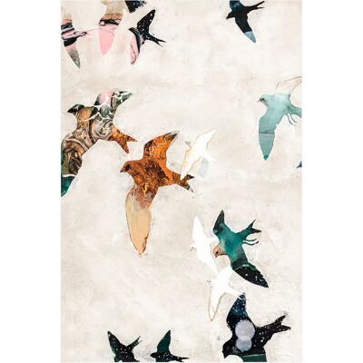 Malerifabrikken Plakat Abstract Birds 1 - Beige - 30X40 Malerifabrikken Plakat Abstract Birds 1 - Beige - 30X40