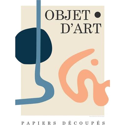 Malerifabrikken Objet 7 - Flerfarvet - 30x40 - Plakat Malerifabrikken Objet 7 - Flerfarvet - 30x40 - Plakat