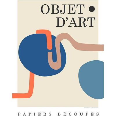 Malerifabrikken Plakat Objekt 8 - Flerfarvet - 50x70cm Malerifabrikken Plakat Objekt 8 - Flerfarvet - 50x70cm