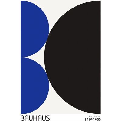 Malerifabrikken Bauhaus 3 Blå Poster - Poster Malerifabrikken Bauhaus 3 Blå Poster - Poster