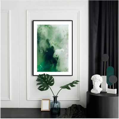 Malerifabrikken Still Water 8 - Grøn - Plakat 30X40 Malerifabrikken Still Water 8 - Grøn - Plakat 30X40
