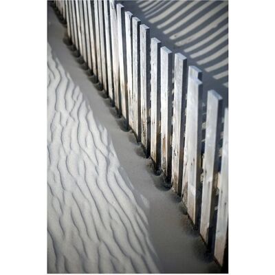 Malerifabrikken Sandy fence Beige Plakat - 50X70 Malerifabrikken Sandy fence Beige Plakat - 50X70