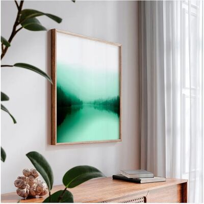 Malerifabrikken Plakat Green lake - 30X40 - Vihreä Malerifabrikken Plakat Green lake - 30X40 - Vihreä