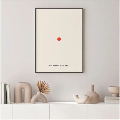 Malerifabrikken Target 1 Beige Plakat - Plakat Malerifabrikken Target 1 Beige Plakat - Plakat