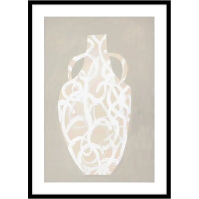 Malerifabrikken - Lerbeklædt - Beige - 70x100 - Vægkunst Malerifabrikken - Lerbeklædt - Beige - 70x100 - Vægkunst