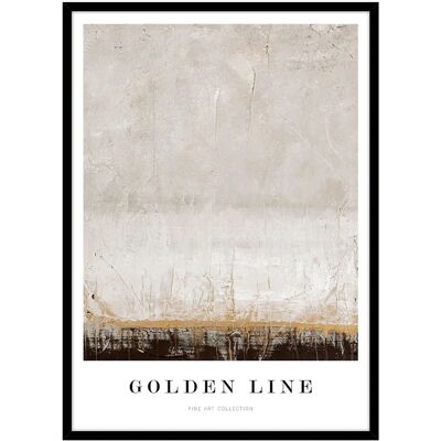 Malerifabrikken Golden line Vægkunst - 70x100cm Malerifabrikken Golden line Vægkunst - 70x100cm