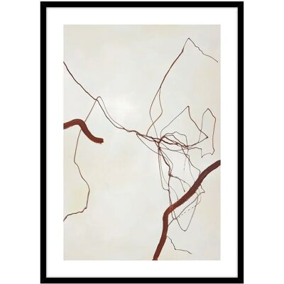 Malerifabrikken Nyt niveau Ramme Beige 30X40 - Vægkunst Malerifabrikken Nyt niveau Ramme Beige 30X40 - Vægkunst