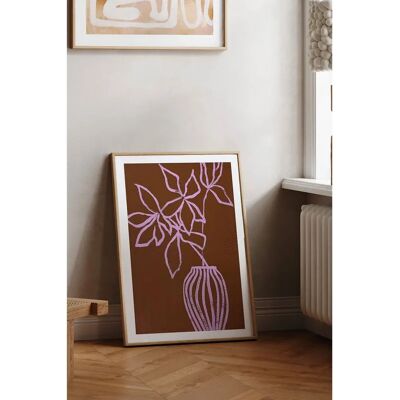 Malerifabrikken Fine Art Board - Lilac umber - Egtræsramme - Brun - Kunstbord Malerifabrikken Fine Art Board - Lilac umber - Egtræsramme - Brun - Kunstbord