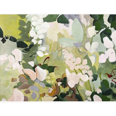 Malerifabrikken - Green Garden - Blandet maleri - 120x90cm Malerifabrikken - Green Garden - Blandet maleri - 120x90cm