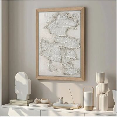 Malerifabrikken White Rock - 30x40cm - Ege Finer Ramme - Billede Malerifabrikken White Rock - 30x40cm - Ege Finer Ramme - Billede