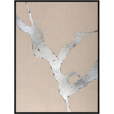 Malerifabrikken Wild Horizon Silver - 90x120 cm - Sølv - Maleri Malerifabrikken Wild Horizon Silver - 90x120 cm - Sølv - Maleri