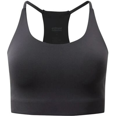 Girlfriend Collective Cleo Sports-Bh - Sort - Størrelse: S Girlfriend Collective Cleo Sports-Bh - Sort - Størrelse: S