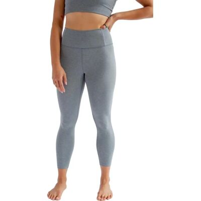 Girlfriend Collective Heather Gravel Hög Midja Leggings Girlfriend Collective Heather Gravel Hög Midja Leggings
