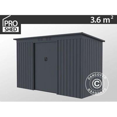 Dancover ProShed Geräteschuppen - Anthrazit - 2,77x1,30m - Wasserdichtes Metallhaus Dancover ProShed Geräteschuppen - Anthrazit - 2,77x1,30m - Wasserdichtes Metallhaus