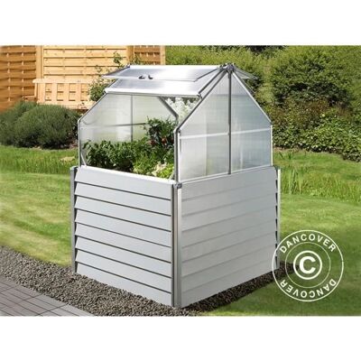Dancover Mini Gewächshaus 1,2x1,2x1,69m - Polycarbonat, Weiß Dancover Mini Gewächshaus 1,2x1,2x1,69m - Polycarbonat, Weiß