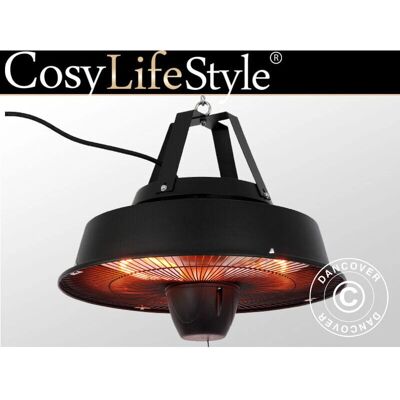 Dancover Irabu - Calefactor de exterior colgante 1500W - Negro Dancover Irabu - Calefactor de exterior colgante 1500W - Negro