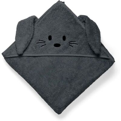 Nuuroo - Aki Hooded Junior Towel - Asphalt - Hooded towel Nuuroo - Aki Hooded Junior Towel - Asphalt - Hooded towel